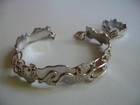 Silver and 9ct Gold Commissioned Bracelet and Ring